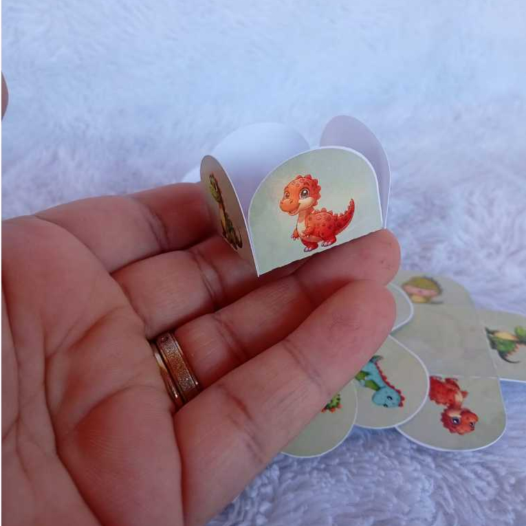 Forminhas de Doces Dinossauro Baby Personalizadas /Lembrancinha de Festa /Aniversário