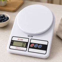 Balança Digital De Cozinha Multiuso Capacidade 10Kg Branco