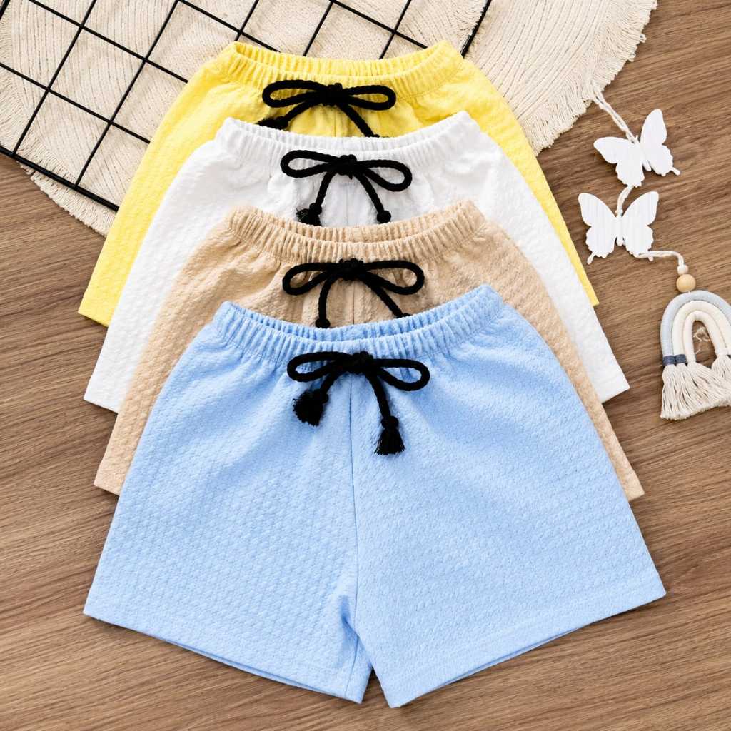 Shorts infantil feminino kit com 3 ou 5 para menina confortável tamanhos  2 ao 14 infantil,cores sortidas