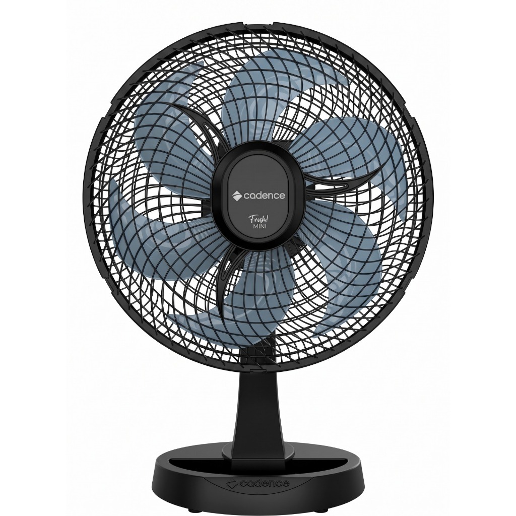 Ventilador de Mesa Pequeno Cadence 30cm 6 Pás Azul 127V 3 Velocidades - Econômico