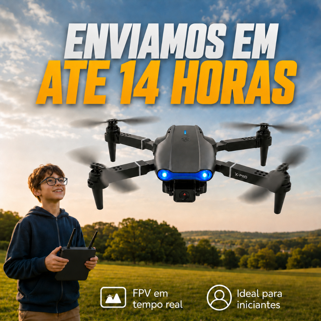 Drone M71 com Câmera HD Suporte para Celular e Voo 360 - Estabilidade e Controle Avançado para Android e iOS