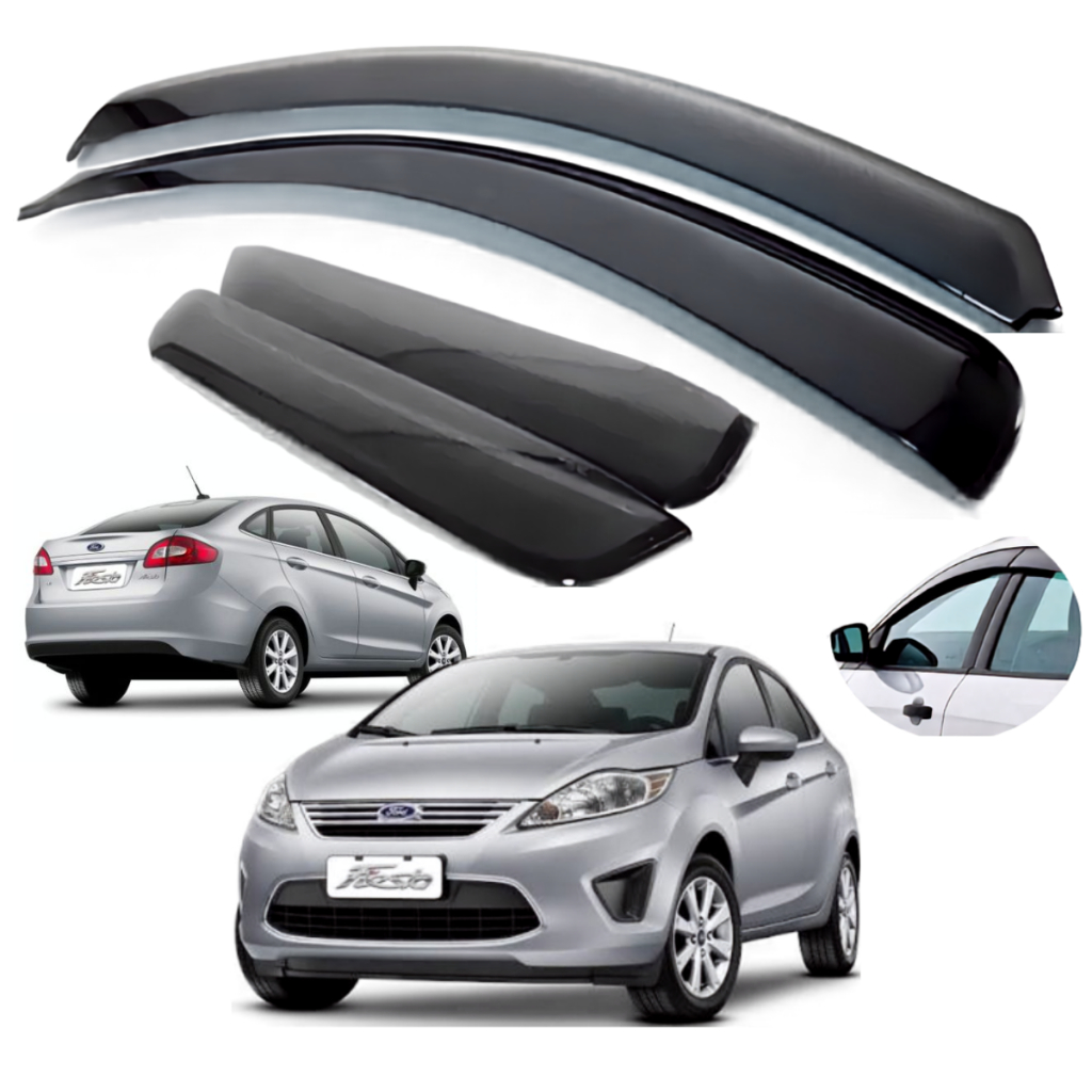 Calha De Chuva New Fiesta Sedan 2011 2012 2013 2014 2015 4 Portas