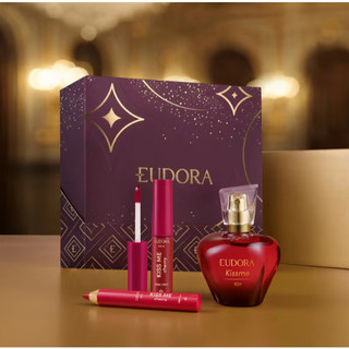 Eudora Cabernet,  Kiss me Again, Kiss me Now, Kit kiss me Delícious Natura