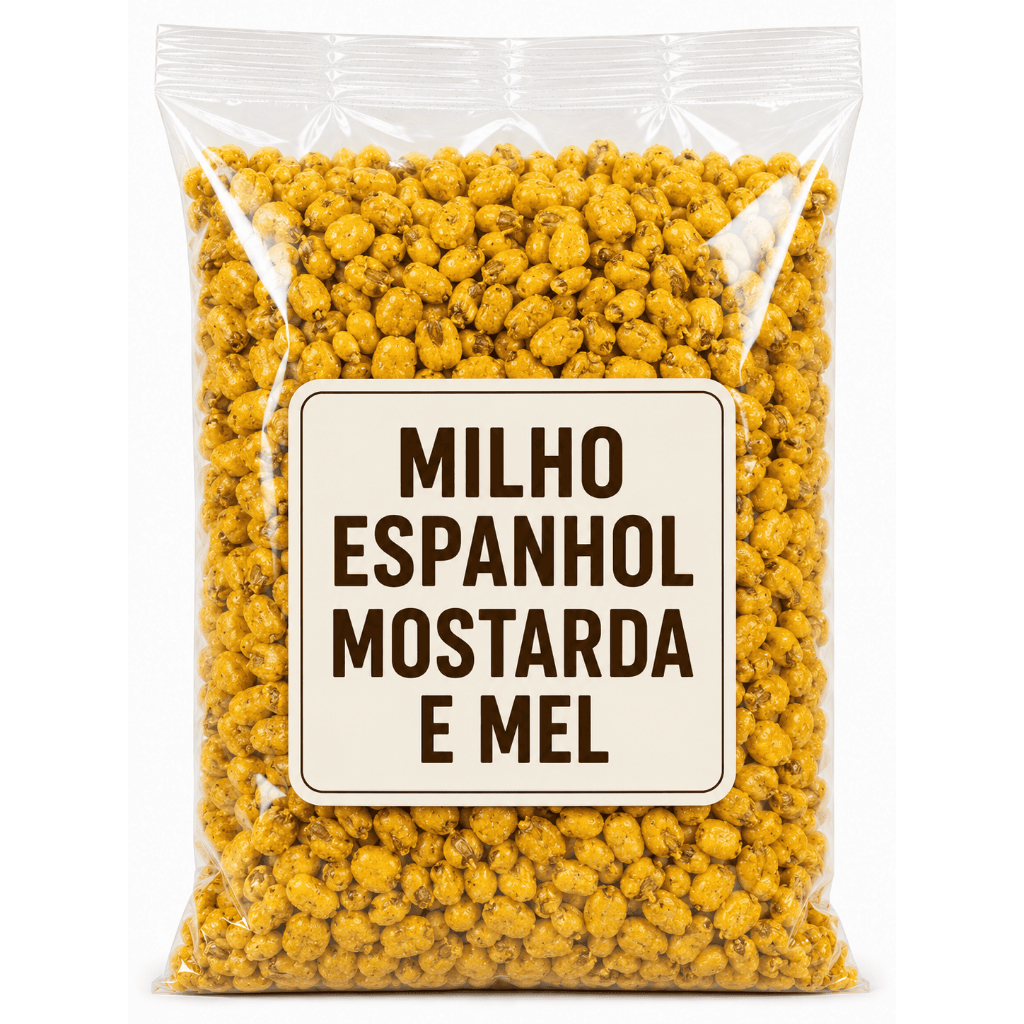 Milho Espanhol Crocante Mostarda E Mel 1kg Petisco