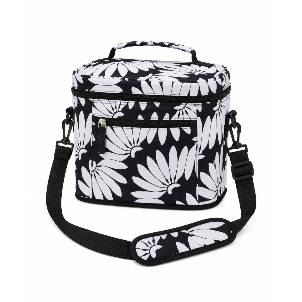 Bolsa Mini Cooler Térmica Feminina Lancheira Alça Transversal Regulável com Apoio Verão Envio Rápido