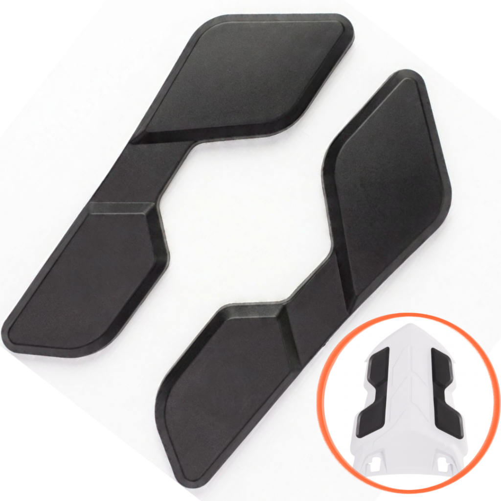 Par Borracha Protetor Bagageiro Rabeta Para Honda NXR Bros 125 150 160 XRE 190 300 NX400 Falcon