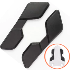 Par Borracha Protetor Bagageiro Rabeta Para Honda NXR Bros 125 150 160 XRE 190 300 NX400 Falcon