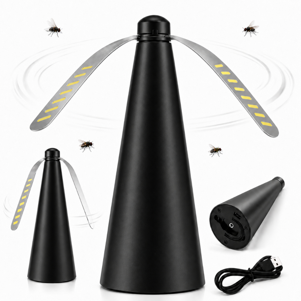 Ventilador Repelente Moscas Insetos Mesa Portátil Buffet