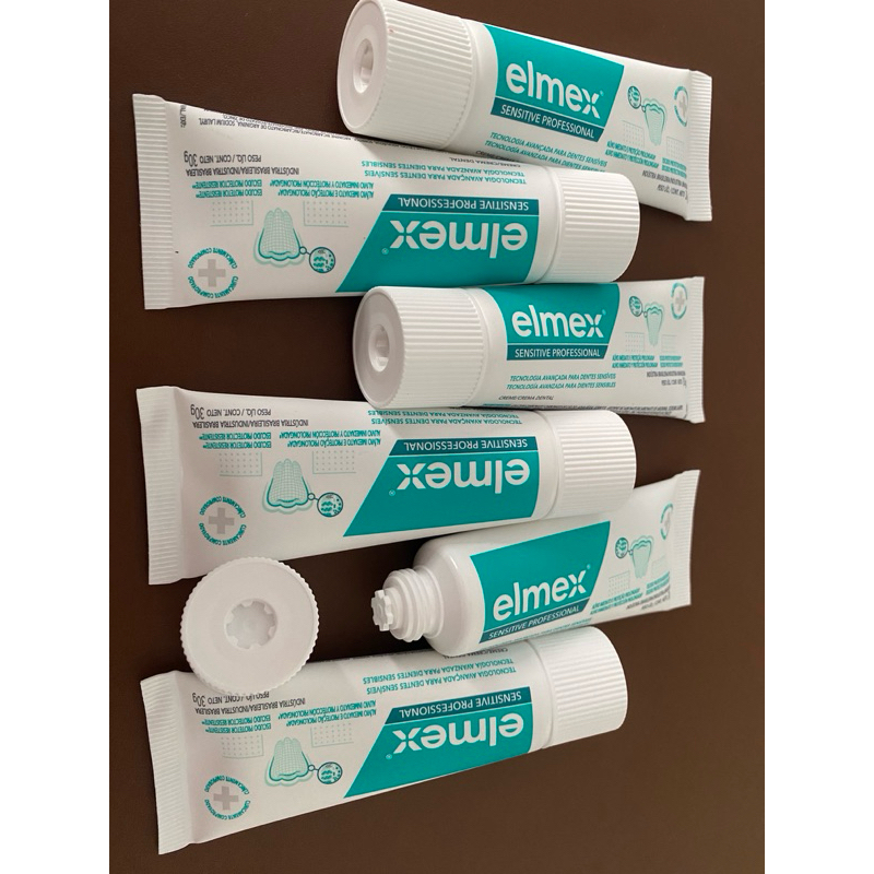 Elmex Sensitive 30g pasta de dente kit 6 un
