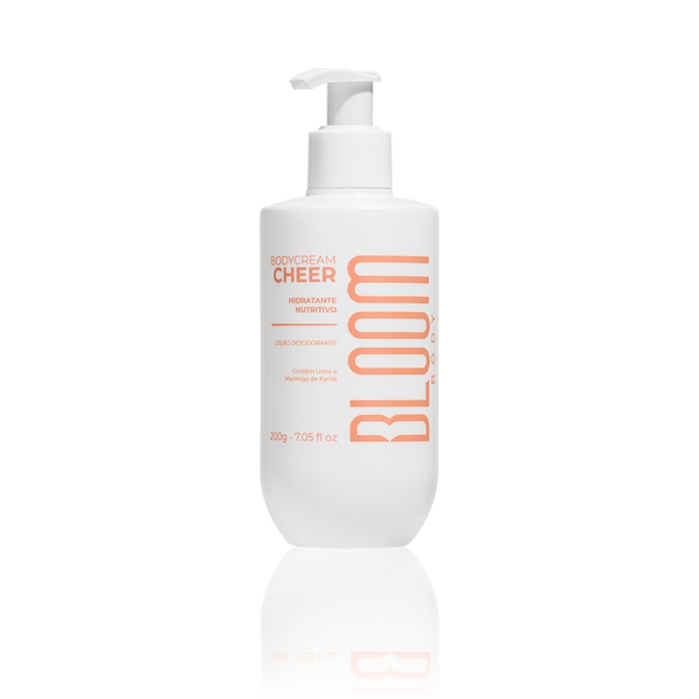 Bloom Body - Cheer Body Cream Desodorante Hidratante 200g- Hidratação, Toque Macio Fragrância Floral