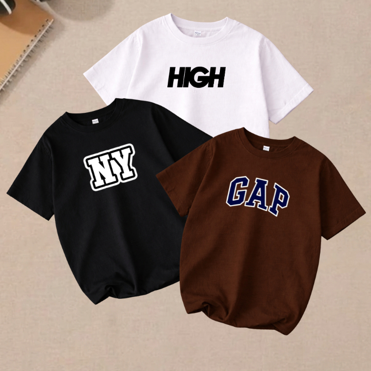 Kit 3 Camiseta Infantil Masculino Estampada Hing Conjunto Menino 100% Algodão Tamanho 4 Ao 16