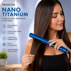 Prancha Chapinha De Cabelo Nano Titanium 450F Bivolt Alisadora