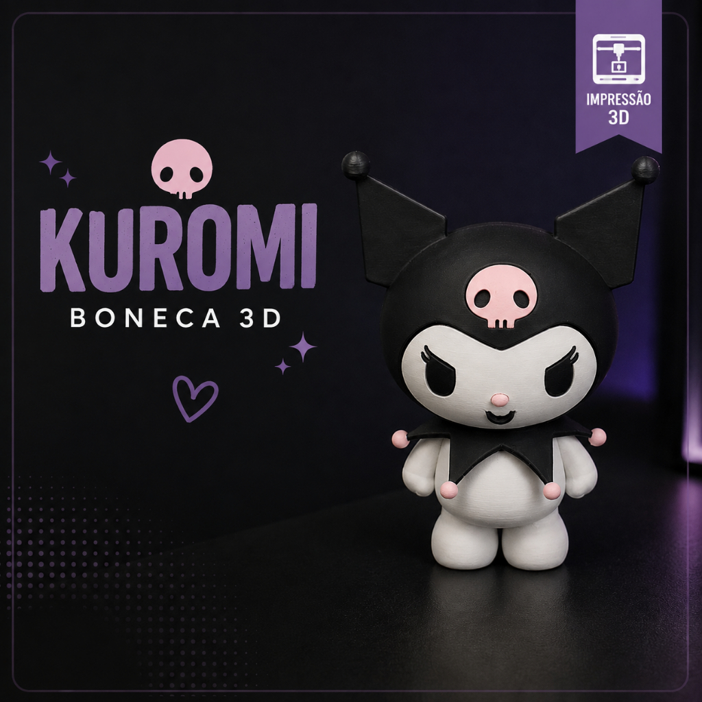 Boneca Kuromi Colecionável