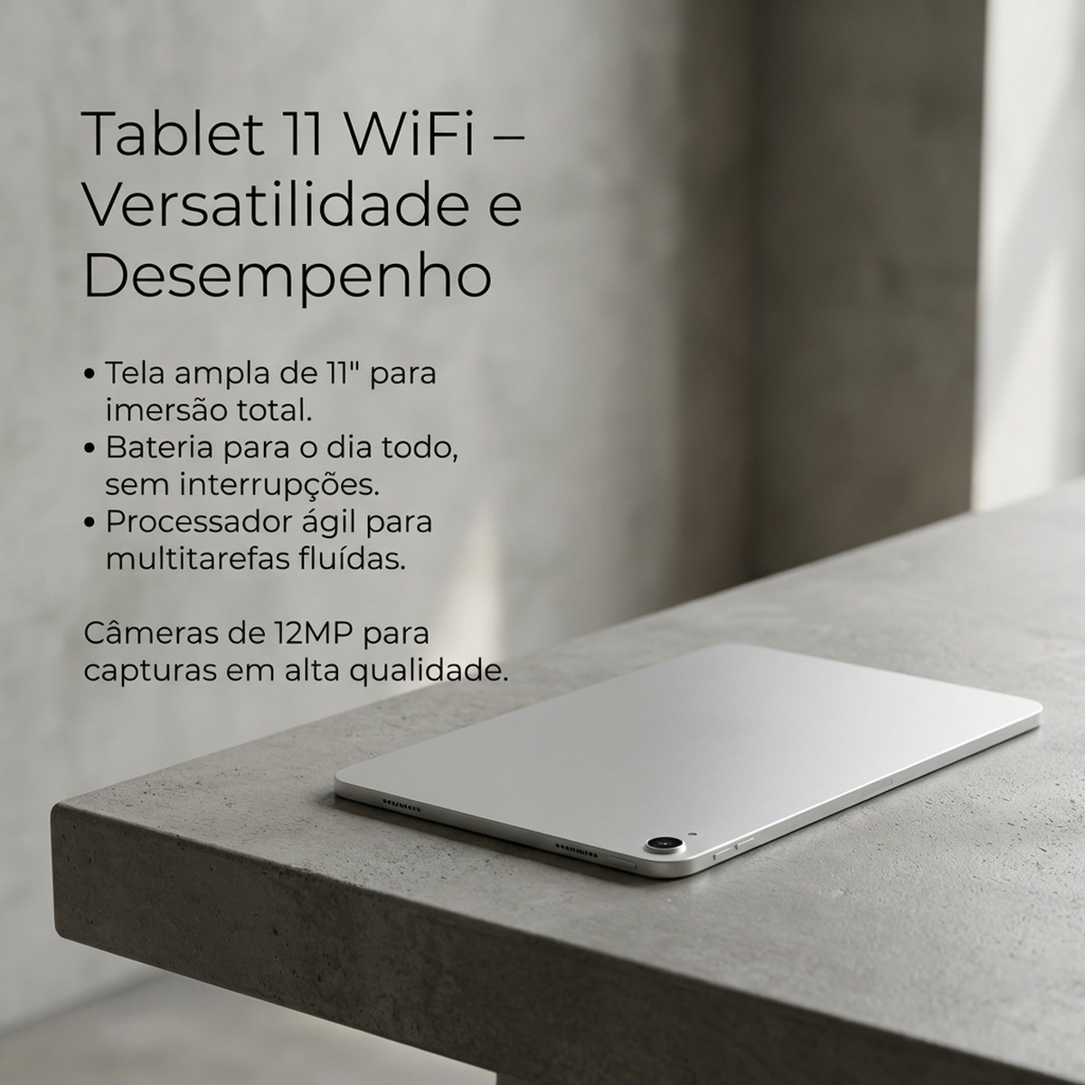 Tablet iPad 11 A16 128GB Apple desempenho fluido para estudos trabalho e entrete
