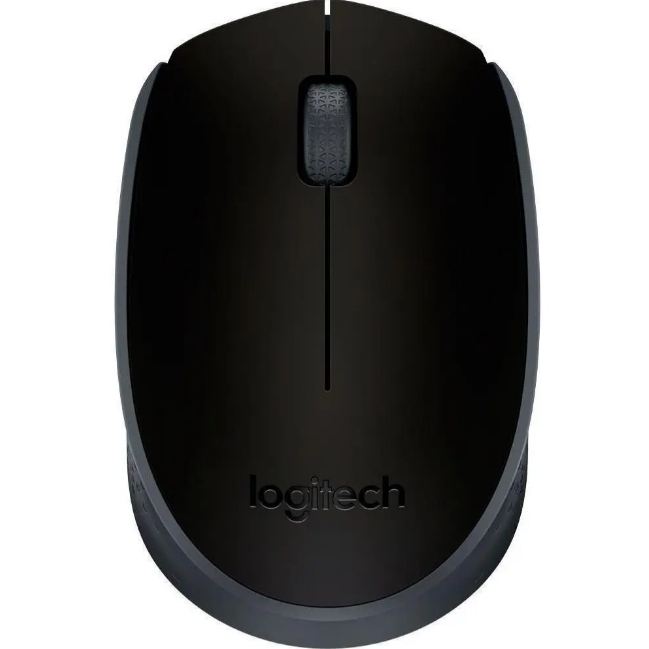 Mouse Sem Fio USB Ambidestro Compacto Logitech M170 Preto