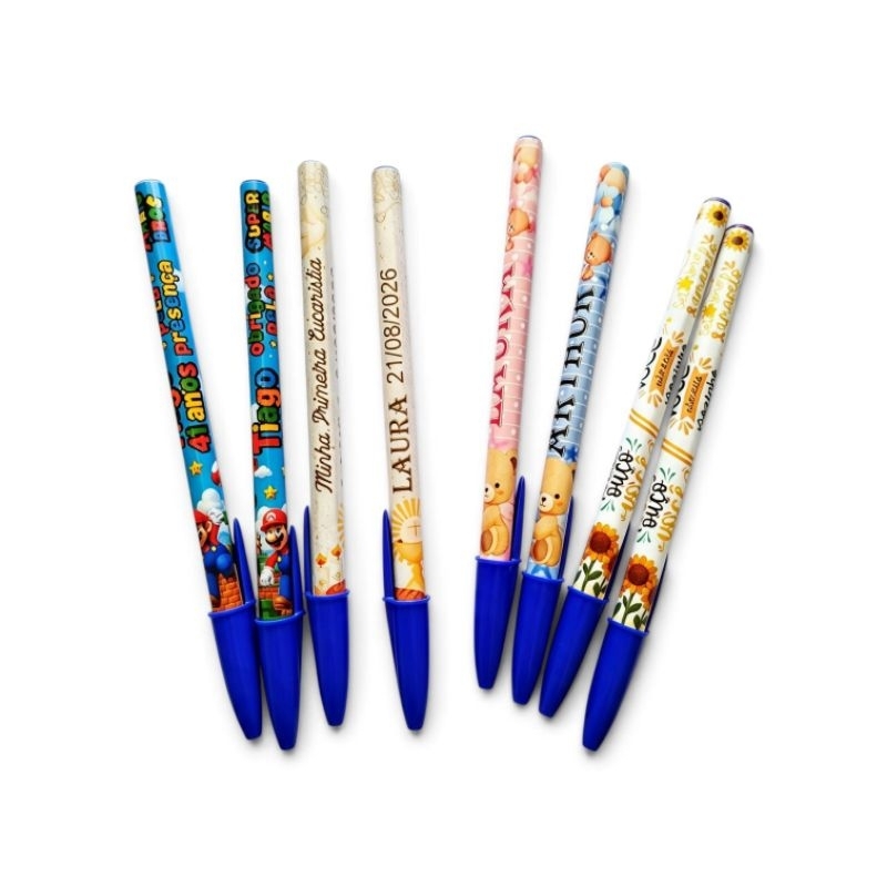 caneta personalizada qualquer tema lembrancinhas eucaristia batizado crisma encontro mimos clientes 10 20 30 40 unidade