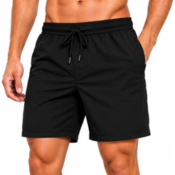 Bermuda Short Tactel Masculino Elastano Poliester M ao G3 Liso Praia Verão Academia Corrida Secagem Rapida