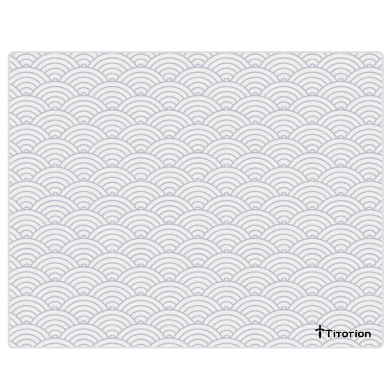 Mouse Pad Gamer Apex Hibrid Profissional 49x42 Preto Branco Vermelho Girl Espada Ergonômico Titorion