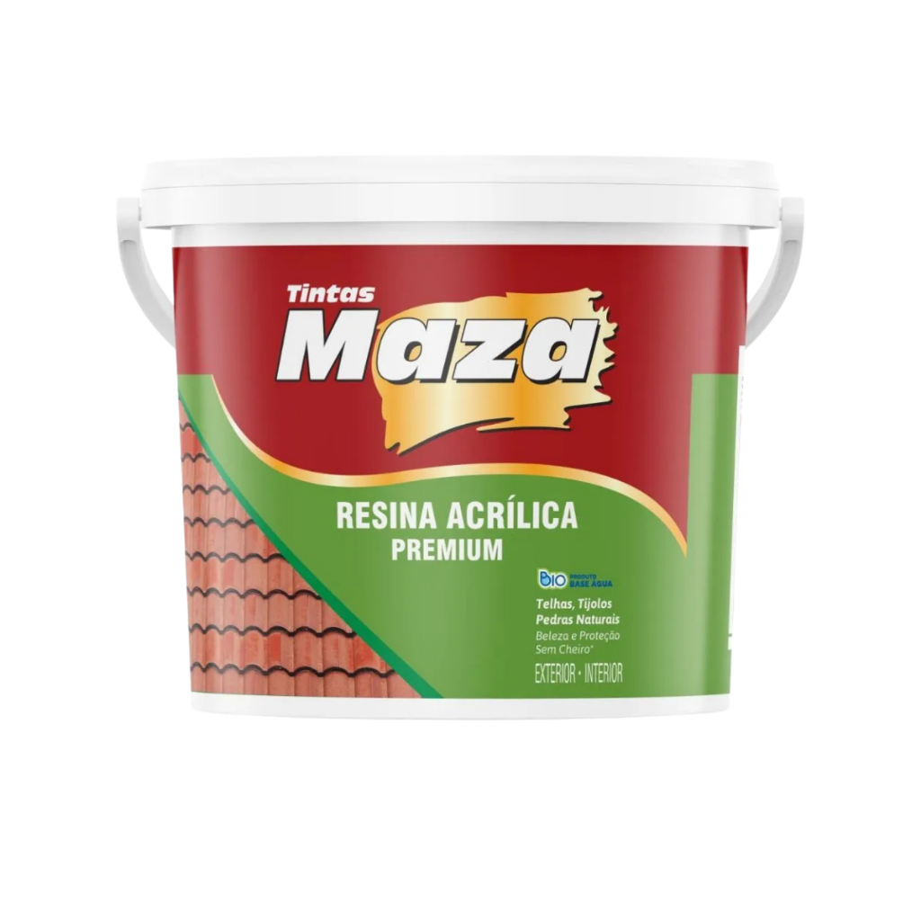 Resina Base D'água Multiuso Maza Premium Incolor 1 8 Lts