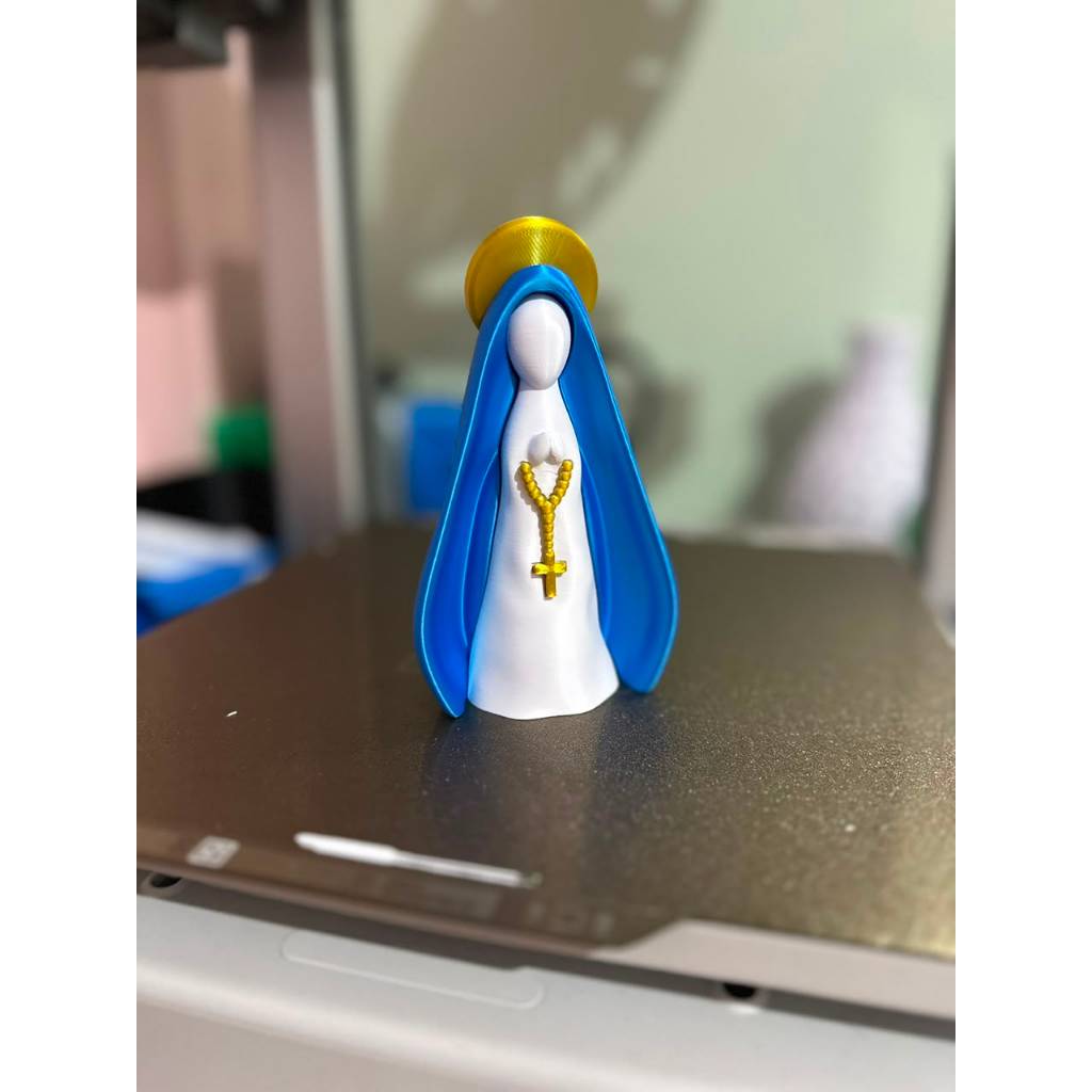 Nossa Senhora Aparecida 3D | Imagem Religiosa Católica | Estátua Decorativa | Presente