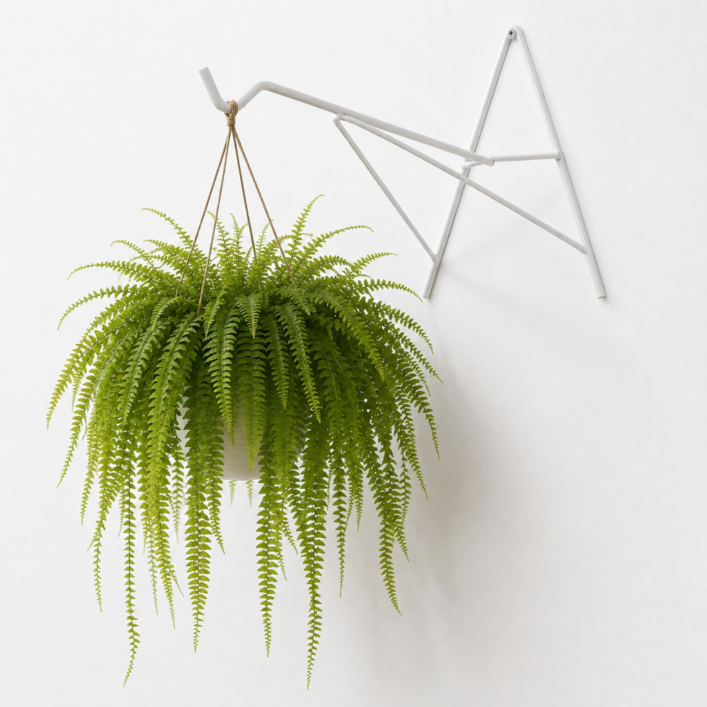Gancho Suporte de Parede 30cm para Samambaia Vaso e Plantas Pendentes em Ferro Jardim Varanda Quintal Decoracao Area Int