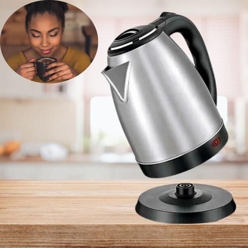Chaleira Elétrica Inox 1,8L 127V Jarra Elétrica de Água Aquecimento Rápido Desligamento Automático Café Chá Chimarrão