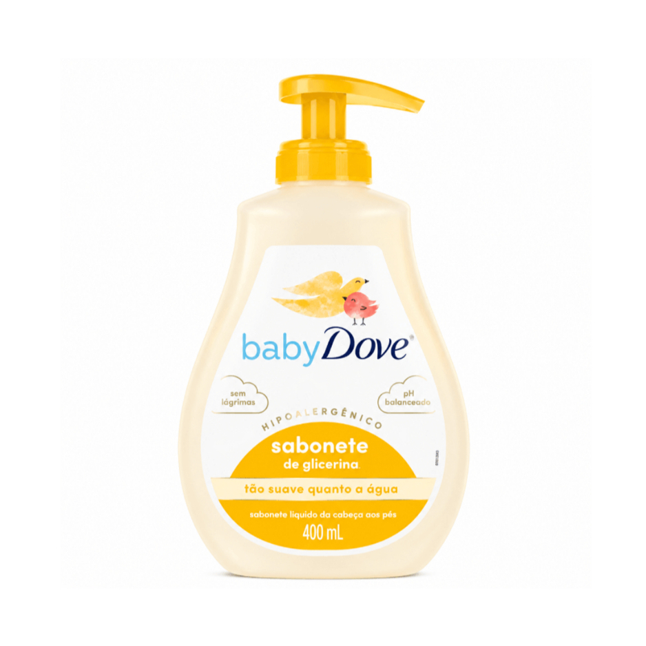 Sabonete Líquido Glicerina Baby Dove Hidratação Glicerinada 400ml