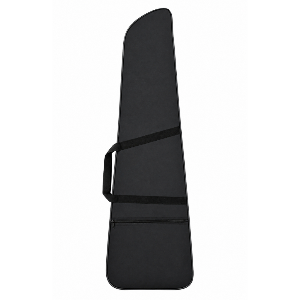 Capa Simples Para Contrabaixo Preto/Rosa