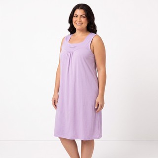 Camisola Feminina Pala Lisa Regata Senhora Idosa Sem Manga Verão Malha Macia