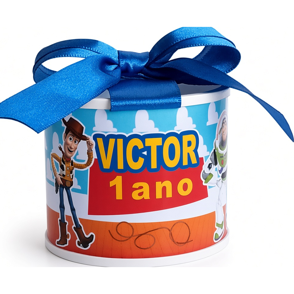 Kit Tubolatas Personalizadas 5x6cm Toy Story Lembrancinha de Aniversário
