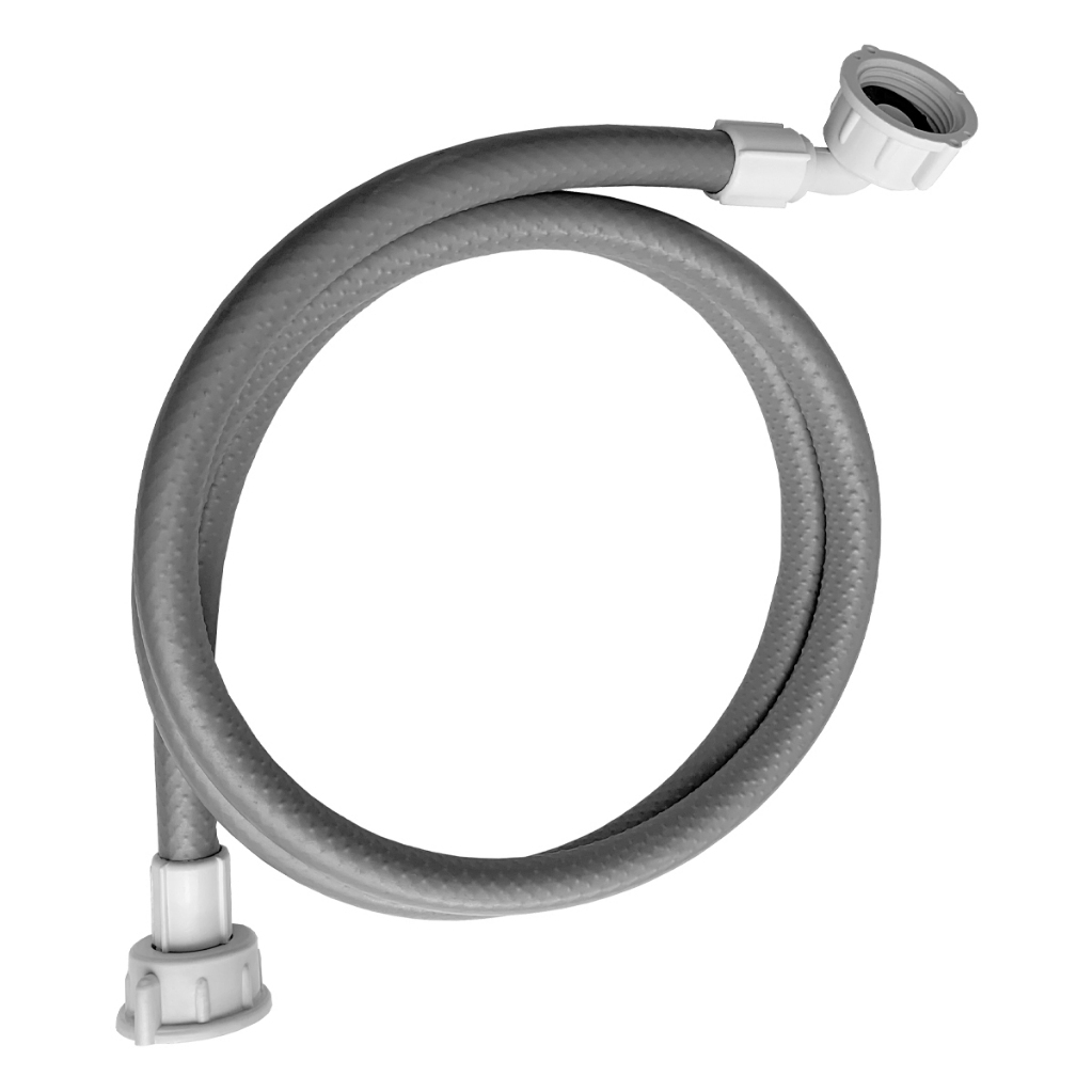 Mangueira Máquina de Lavar 2m Reforçada Flexível Entrada Água Rosca 1/2 PVC com Trama (Cod156)