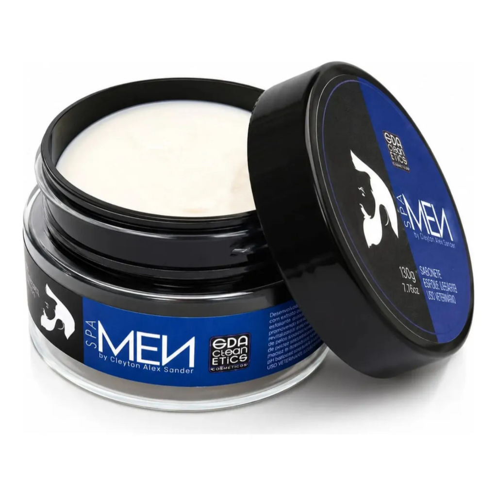 Pomada Modeladora Dry Match Spa Men 50g Cachos Definidos, Proteção Térmica, Fixação Profissional