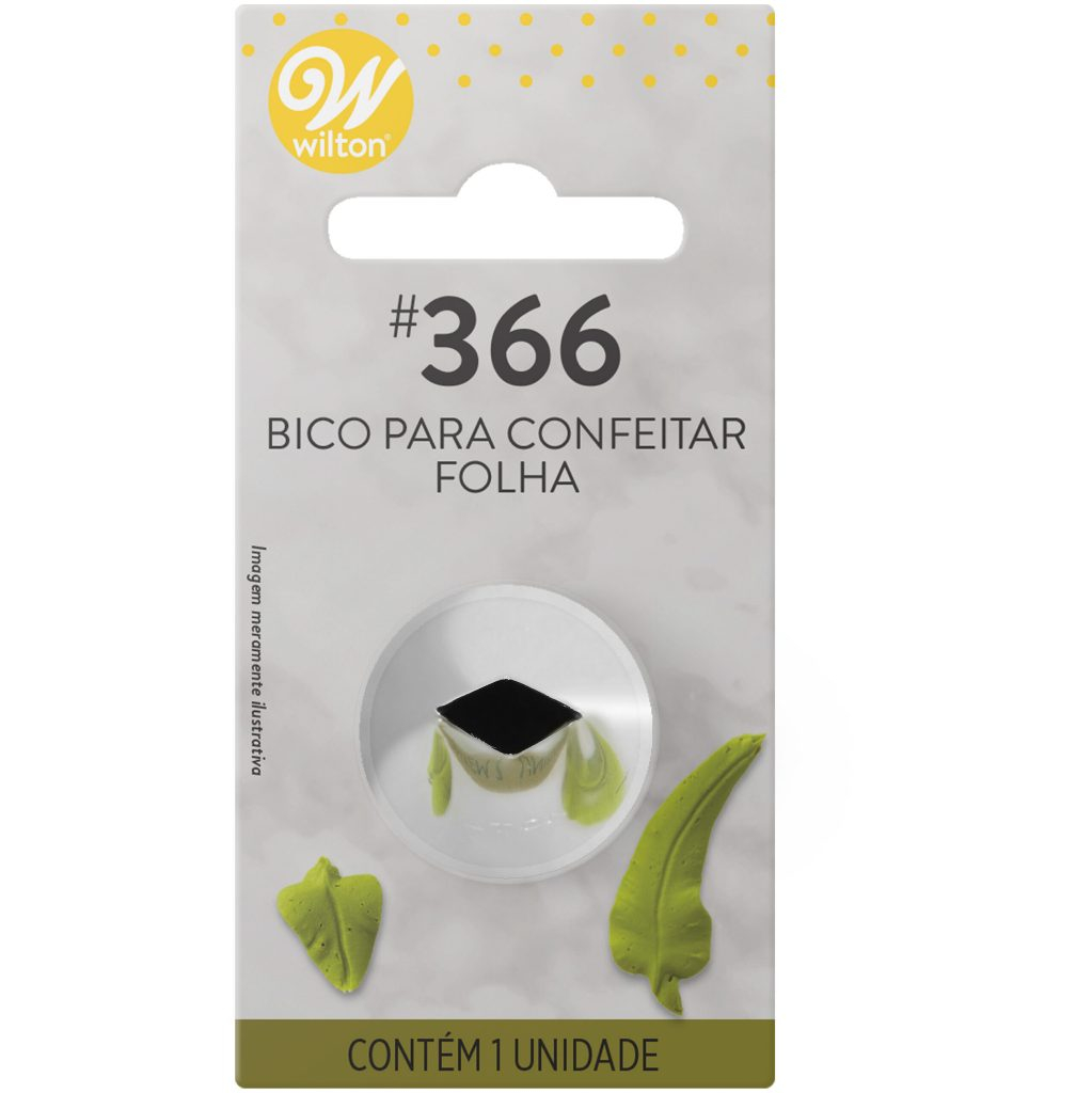 Bico De Confeitar 366 Folha Wilton