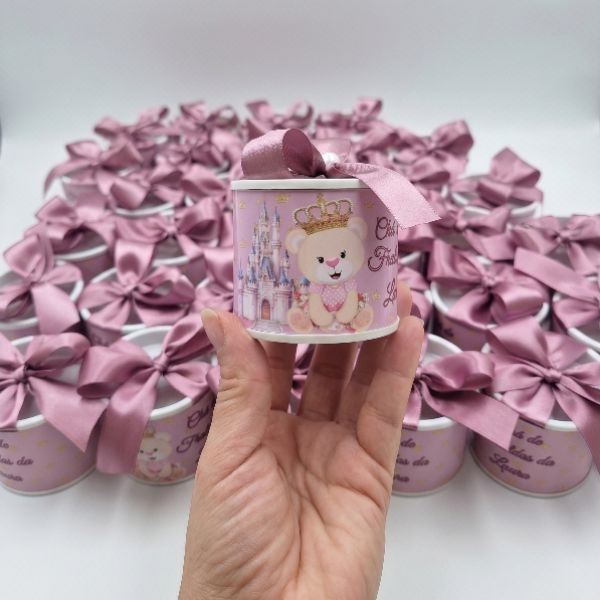 Kit Tubolata Personalizada 5x6cm Lembrancinha Maternidade Batizado Aniversario Cha de Bebe