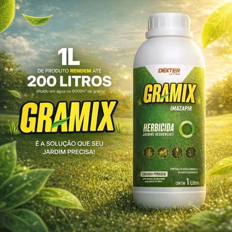 Gramix produto original 1 litro aplicação contra pragas