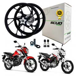 Roda Liga Leve Fan Titan 160 / 150 2014 2015 Freio A Disco Scud Rodao Painel Digital