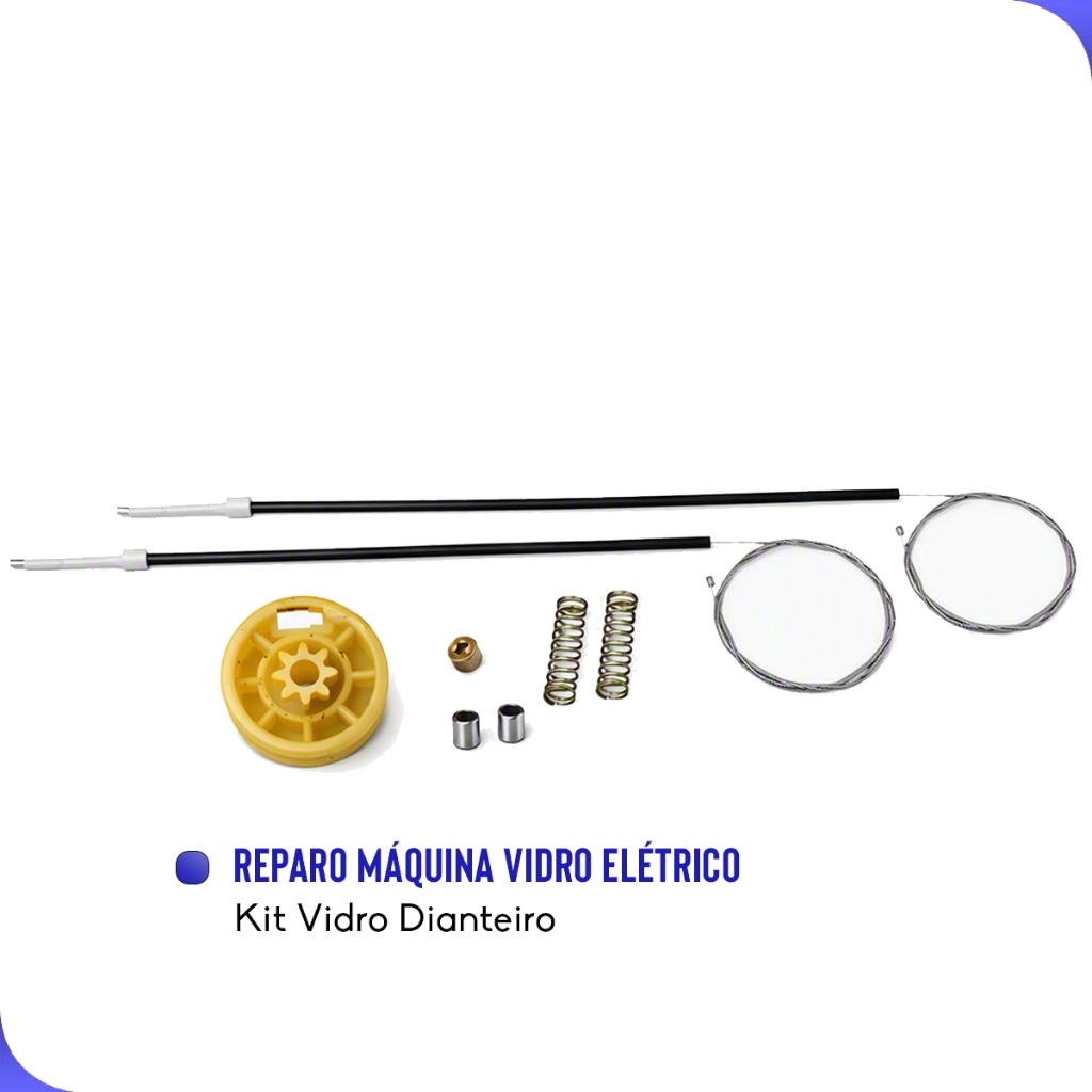 Kit Reparo Máquina Vidro Elétrico Dianteira Clio 1999 A 2012 · foto 2