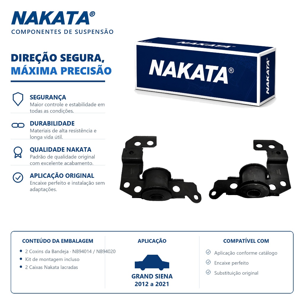 Par Coxim da Bandeja Grand Siena 2012 ate 2021 Original Nakata