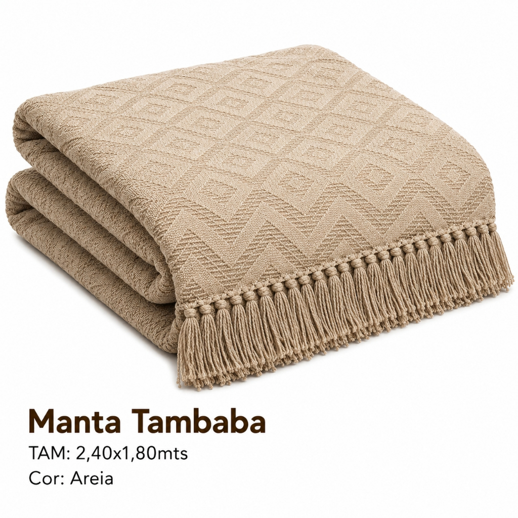 Manta Para Sofá King Luxuosa Gigante 3,00M x 1,80 / 2,40 x 1,80 / 2,10 x 1,40 Decorativa Artesanal