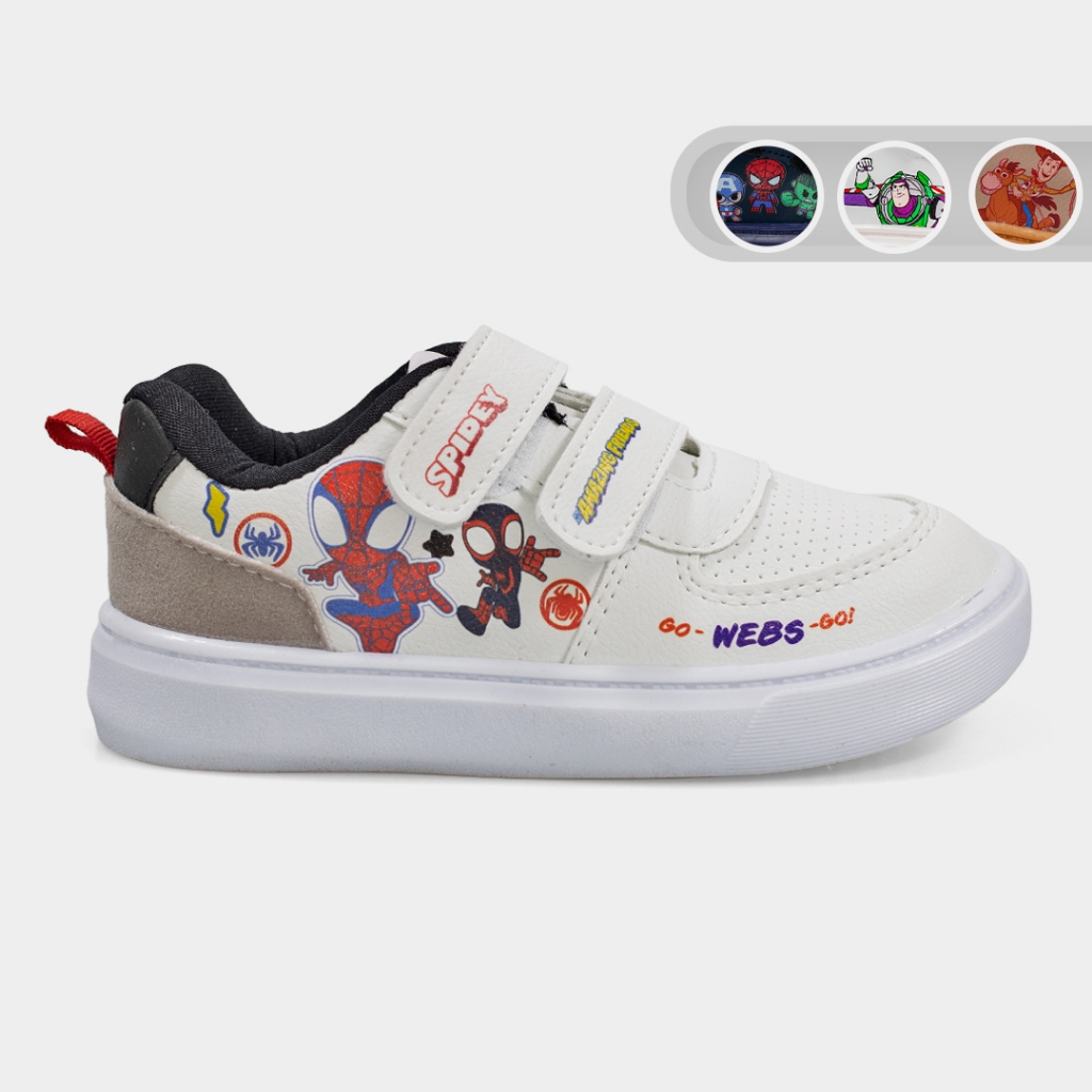 Tenis Menino Disney Baby Homem-Aranha Spider Man Toy Story Woody Buzz Light Year MSY06DY/MSP40DY/MAV09DY/DTS27DY/DTS21DY
