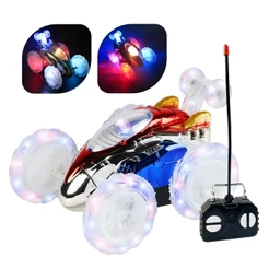 Carrinho Maluco de Controle Remoto 360° com Luzes LED