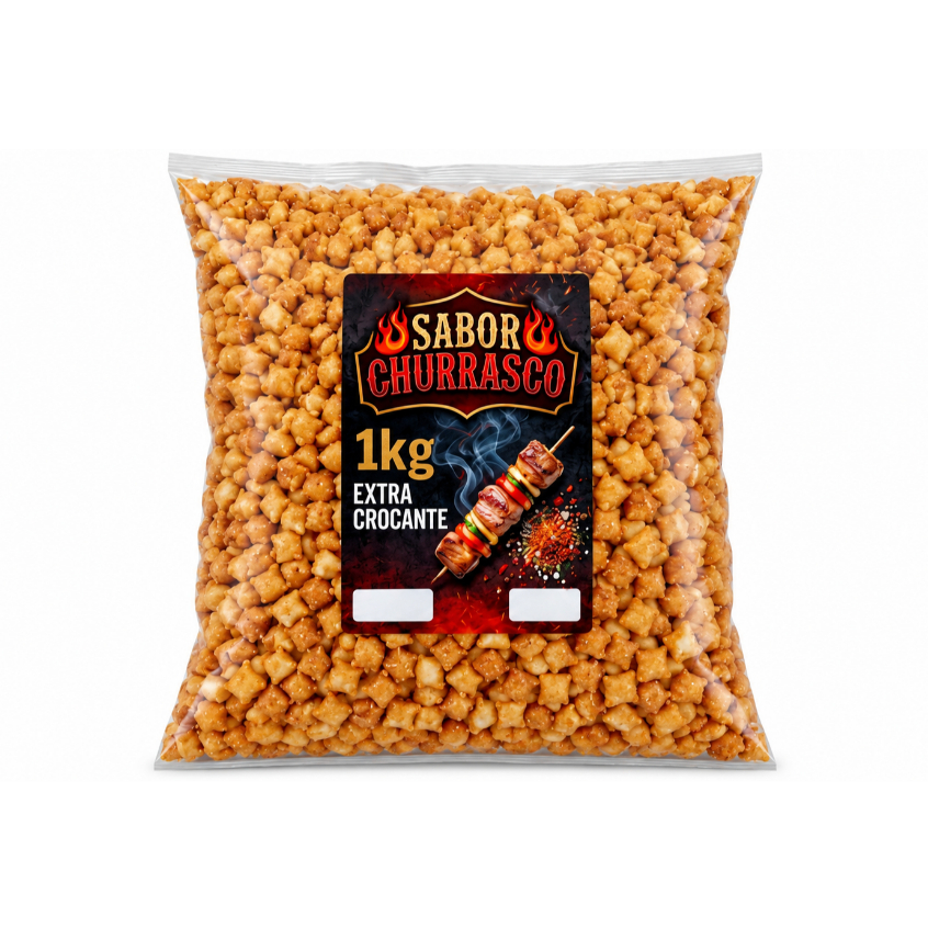 Salgadinho Sabor Churrasco 1kg