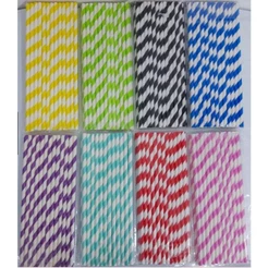 4 Pacotes de canudos de papel Personalizados