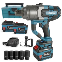 Chave de Impacto 21V 3000N.m Motor Sem Escova - Kit com 2 Baterias e Maleta