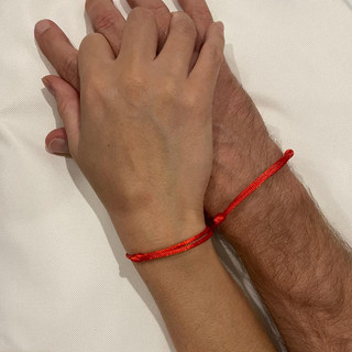Pulseira Fita Vermelha Cabala Kabbalah Contra Mal Olhado Ajustável