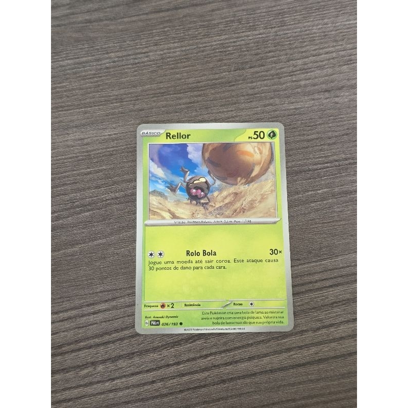 Carta Pokémon Rellor NM