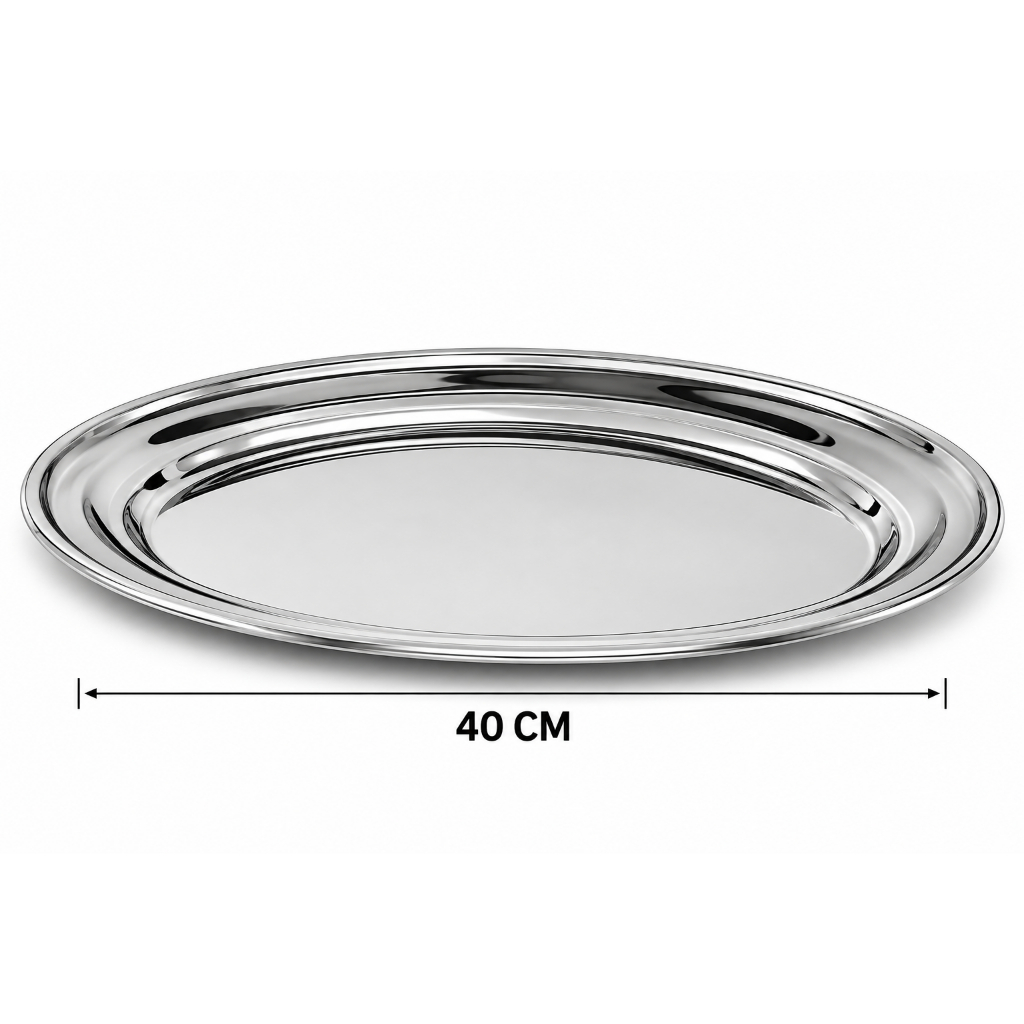 Bandejas Travessas Inox Oval Restaurante Porção Atacado Bom Preço
