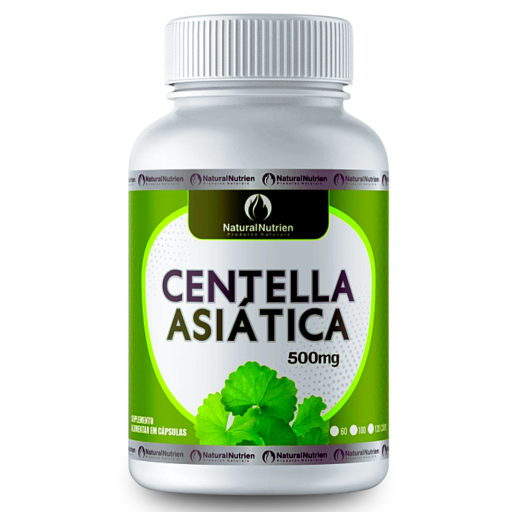 Centelha Asiática 500mg 100 Cápsulas