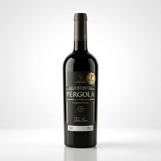 Pérgola Vinho Tinto Seco 750ml Uvas Bordô e Isabel 10,2% Vinícola Campestre Rio Grande do Sul
