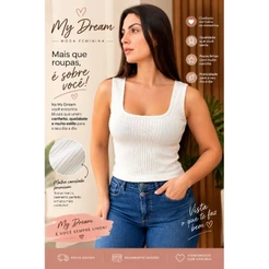 BLUSA MALHA CANELADO PREMIUM